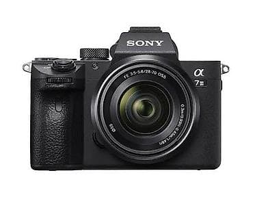 processor i7: Sony Alpha a7 III (ILCE-7M3) tam kadr güzgüsüz fotoaparat + FE 28–70mm — 1