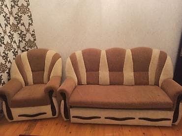 paneli: Qonaq otağı üçün 3 nəfərlik divan və 2 ədəd kreslodan ibarət yumşaq — 2