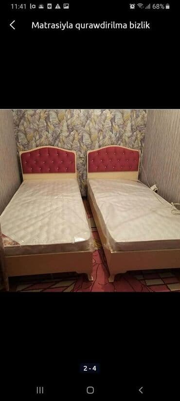 темир краватлар: Новый, Односпальная кровать, Без подьемного механизма, С матрасом, Без выдвижных ящиков, Германия — 12