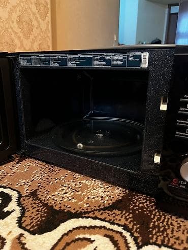 Audio: Mikrodalğalı soba Samsung, Ayrıca dayanan, Mikrodalğalar ilə, rəng - Qara — 3