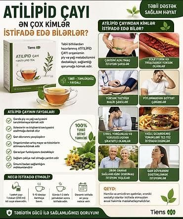 epimedium çayı: Tiens Antilipid Çayı – Təbii tərkibli bitki çayı Xüsusiyyətlər: - — 2