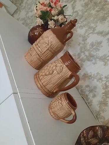 Ev və bağ: Keramika süfrə dəsti – 3 hissə - Material: yüksək keyfiyyətli — 2