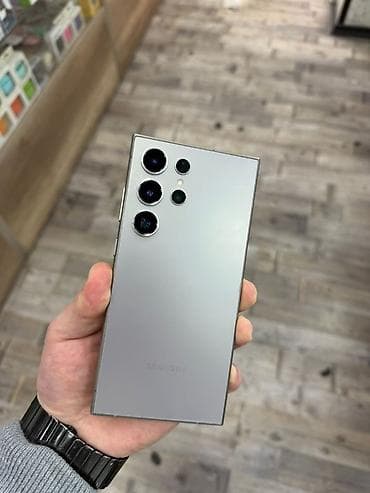 2. el samsung s10 plus: Samsung Galaxy S24 Ultra, 512 GB, rəng - Gümüşü, Simsiz şarj — 1