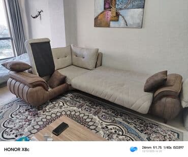 divan kreslo ucuz: Künc divan, Açılan, Bazalı, Parça — 3