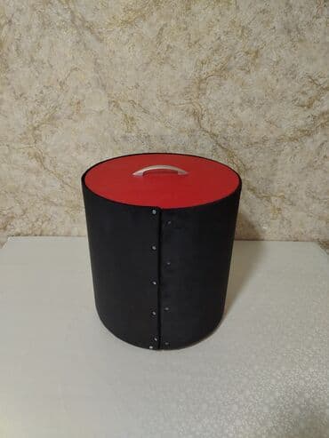 pisik yemeyi: Yuvarlaq dizaynlı, üzərində dəstəyi olan portativ pişik/kiçik heyvan — 5