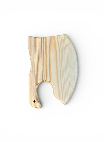 ciledagi bitkisi: Taxta Kəsim Lövhəsi – unikal baltaya bənzər dizayn - Material: təbii — 2