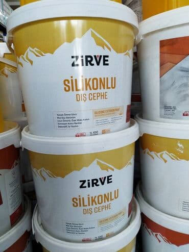 tikkurila boyalari qiymetleri: Akril Boya Fasad, rəng - Ağ — 1