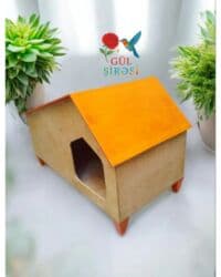 домик для кошек: Taxta pişik evi – “Burada yerim rahatdır” yazılı - Material — 12