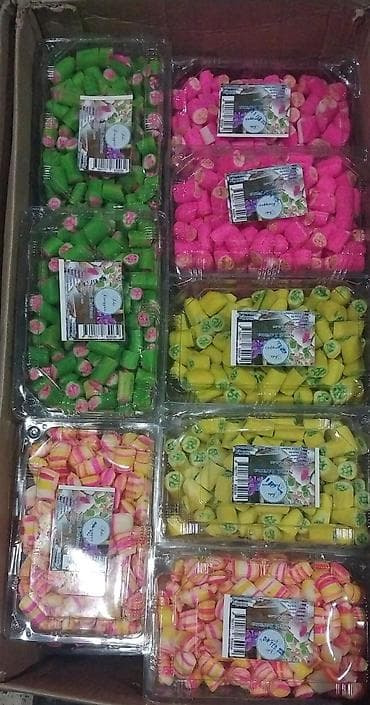 qoz qiymeti: Məhsul: Rəngarəng bərk konfetlər (handmade stilində) 300qramdır — 2