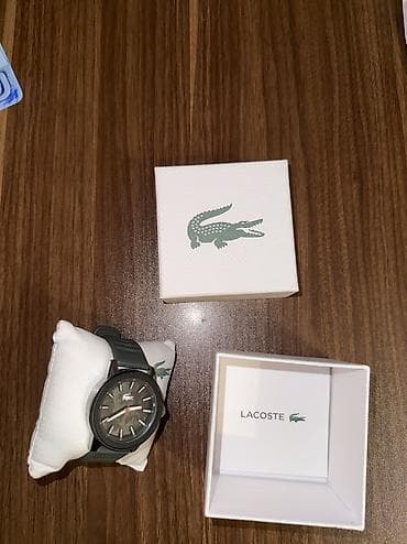 lacoste ətir: Lacoste kişi qol saatı - Rəng: tam qara (gövdə, çərçivə və silikon — 1