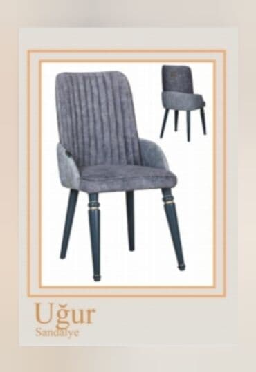 Qonaq otağı üçün, Yeni, Qatlanmayan, Stul