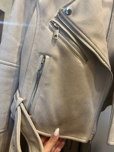 kişi üçün yay gödəkçələri: Godekce. Pudra renginde. Medium olcu. Az geyinilib. Deri deyil parca — 4