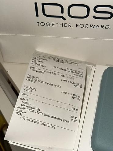 karopka qutu: 2 saatdir alinib. Agiz dadima uygun deyil. Resmi magazadan alinib — 2