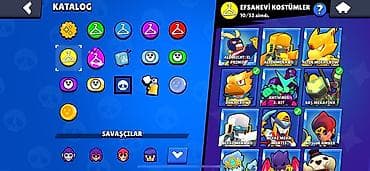 Искусство и коллекционирование: Brawl Stars hesabı – yüksək səviyyəli kolleksiya - Kuboklar: 48 921+ — 2