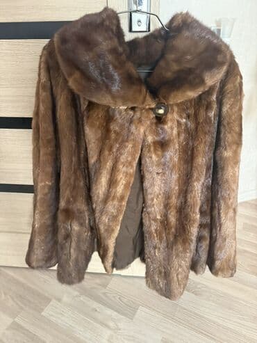 женские шубы из песца: Kürk, One size, rəng - Qəhvəyi — 1