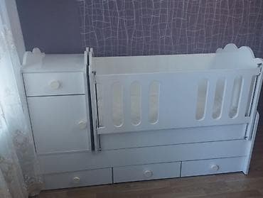 usaq ucun skaf: Oğlan və qız üçün, Dördbucaq, Beşik, Dəstsiz, Matrassız, Yellənmə mexanizmsiz — 1