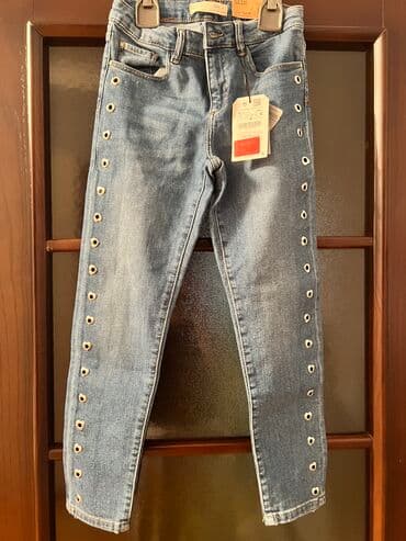 детские вещи испания: Джинсы, Для девочек, 10 - 12 лет, Zara Kids — 2