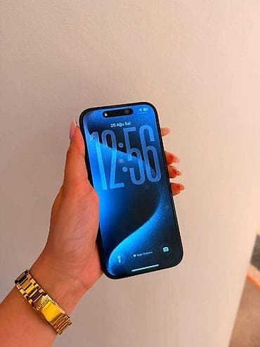 14 pro irşad: IPhone 15 Pro, 256 GB, Göy, Face ID — 1