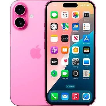 IPhone 16, 256 GB, Çəhrayı, Face ID