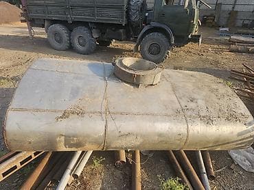 su qabları: Bak, Metal, 5000 l l, İşlənmiş, Ünvandan götürmə — 2