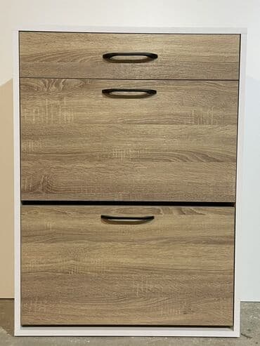 Masalar və oturacaqlar: Yeni, Açılan, 3 qapılı Düz dolab, Ayaqqabı dolabı, Azərbaycan — 2