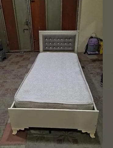Tək nəfərlik çarpayı və yataq döşəyi dəsti - Ölçü: standart tək
