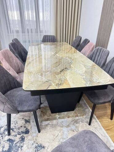 açılan stul: Mərmər teksturalıdır,möhkəm dayağlıdır. Açılandır. 3.50 yə qədər — 5