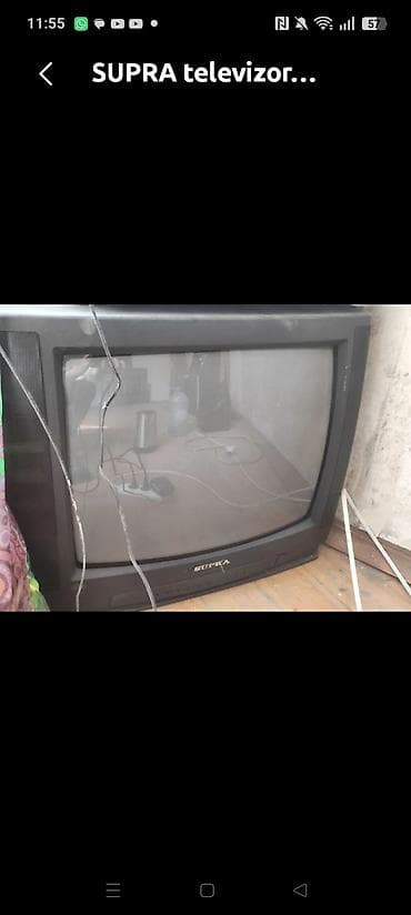 SUPRA kineskop televizoru - Ekran: CRT (kineskop), təqribən 21–25