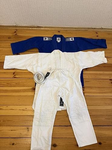 kisi geyimi: Məhsul: Cüdo/BJJ üçün kimono dəsti - Brendlər: ağ üstlük Adidas — 1