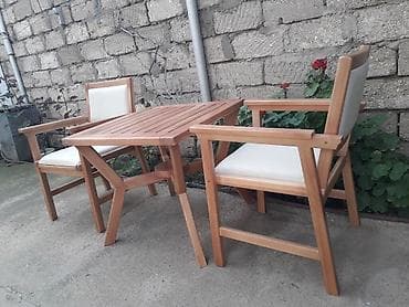 Kvadrat masa, 2 stul, Açılmayan, Stullar ilə, Taxta lalafo.az -da Kvadrat masa, 2 stul, Açılmayan, Stullar ilə, Taxta