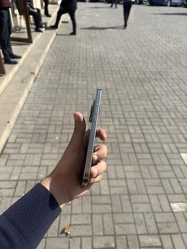 ayfon x plus: IPhone 16 Pro Max, 256 GB, Natural Titanium, Barmaq izi, Face ID — 4