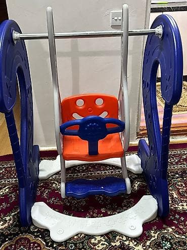 Uşaq yelləncəyi – ev üçün plastik konstruksiya - Material: qalın