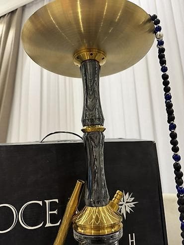 muncuq: OCEAN Hookah KAIF 2nd Edition nargilə dəsti - Premium dizayn: qızılı — 4