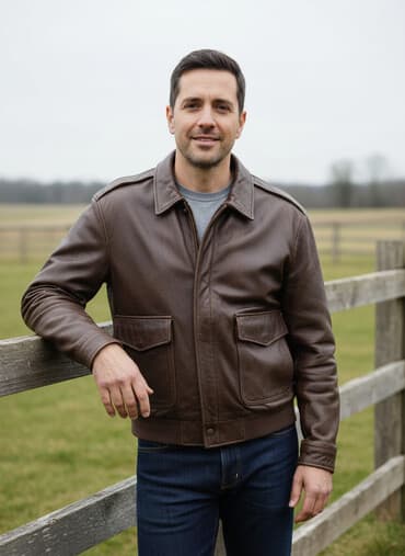 deri şalvar modelleri: Deri kurka brend marka amerikadan alinib pilot kurtkasidi L razmerdi — 1