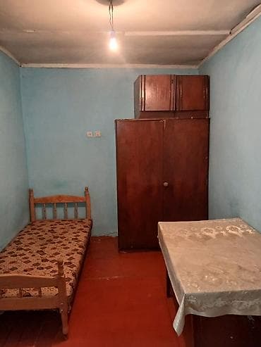 Комнаты: Kirayə üçün kiçik mebel və soba çıxışı olan otaq - Plan: 1 otaqlı — 2