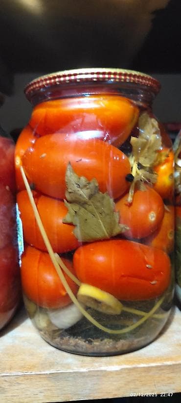 Məhsul: Ev üsulu hazırlanan müxtəlif turşular və konservlər Tərkib və