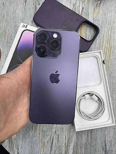IPhone 14 Pro, 128 GB, Deep Purple, Face ID — 4