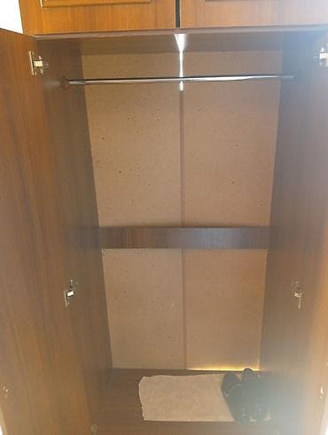 2 qapılı, Qəhvəyi, Açılan, Düz dolab — 4