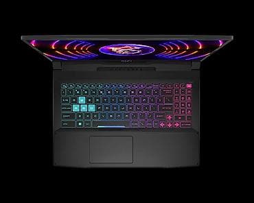 en ucuz notebook kampanyaları: MSI oyun noutbuku – zərif mat qara korpus, əyilməz xətlər və loqo ilə — 4