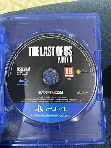 disk dvd: PS4 oyunu: The Last of Us Part II (Blu‑ray, fiziki) - Platforma — 2