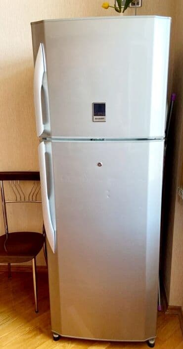 sharp soyuducu: İşlənmiş 2 qapılı Sharp Soyuducu Satılır, rəng - Boz — 1