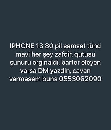 IPhone 13, 128 GB, Midnight lalafo.az -da IPhone 13, 128 GB, Midnight