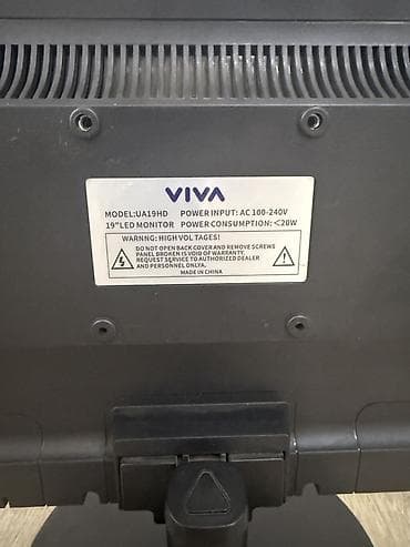 noutbuklar acer: Kompüter monitorları – 3 ədəd birlikdə və ya ayrı 1) VIVA UA19HD - — 2