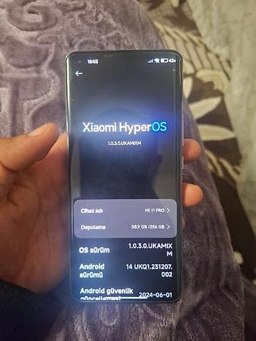 ucuz wifi modem: Xiaomi Mi 11 Pro, 256 GB, rəng - Boz, 
 Qırıq — 3