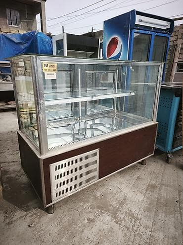 hell soyuducu: Şirniyyət üçün, 130 * 150 * 70, İşlənmiş — 2