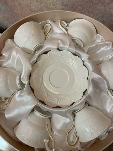 прикатен крем в москве: Qəhvə dəsti, rəng - Ağ — 2