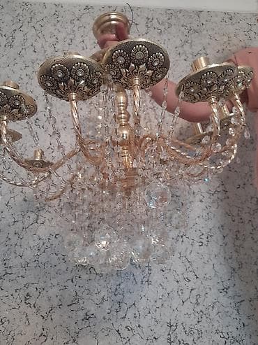 Çılçıraq, 8 lampa, Metal