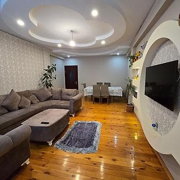 gencede ev: Bakıxanov qəs., 3 otaqlı, Yeni tikili, m. Neftçilər, 125 kv. m — 2