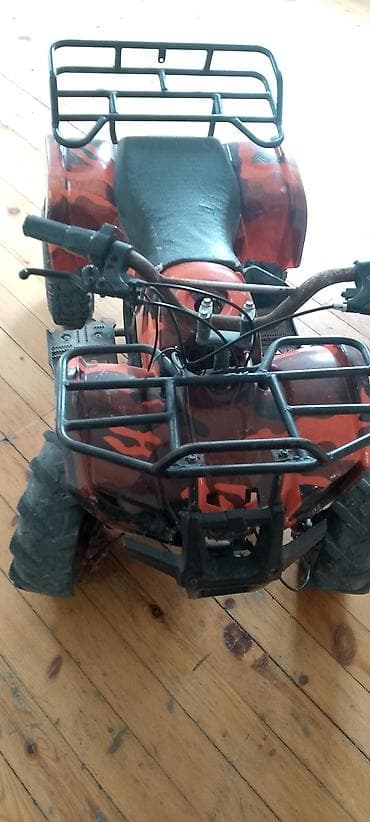 dort teker motor: Uşaq/yeniyetmə üçün mini ATV kvadrosikl - Gövdə rəngi: narıncı-qara — 2