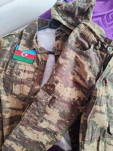 əsgər qiz usaq ucun esger paltari: Hərbi forma, 7 - 8 yaş, İşlənmiş — 3